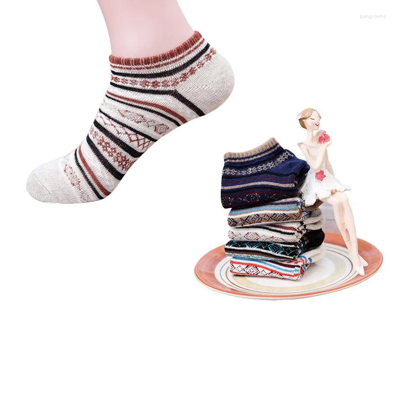 Men's Socks 5 Pairs/lot Men Vintage Striped Fashion Funny Excellent Quality Breathable Cotton Male Ankle Sock Meias Calcetines