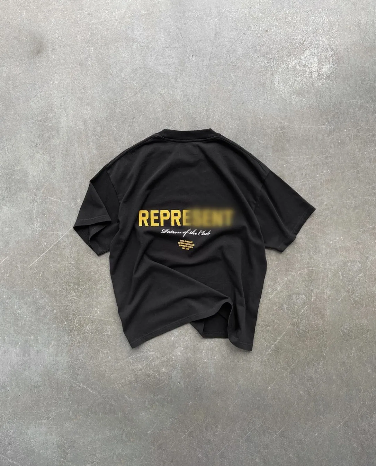 Erkek Tişörtler Yüksek Sokak Mektubu Logosu Baskılı Kısa Kollu T-Shirt Vintage Moda Siyah T Çift Stil