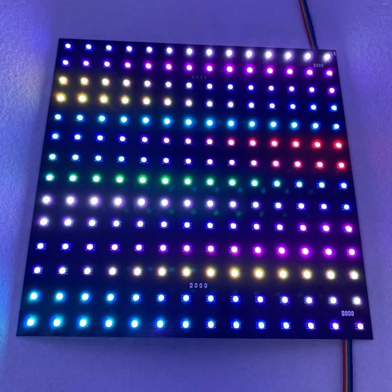 Strängar P20 APA102 Fullfärg RGB inomhus LED Display Enhetspanel 14 Pixlar 280mm 280mm; aluminiumplatta