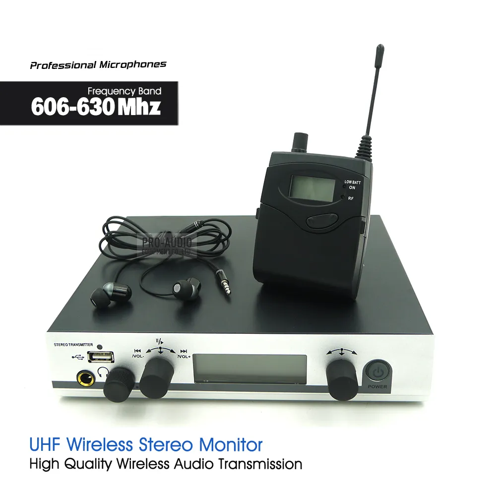 UHF Professional EW300 IEM G3 Monitor System bezprzewodowy z nadajnikiem BodyPack w uszach stereo dla wokali na żywo