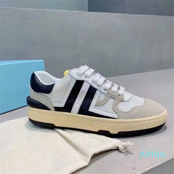 Diseño de diseñador de zapatos casuales de marca Pequeños blancos que van con todo Pareja Zapatos de tablero del mismo estilo tamaño 36