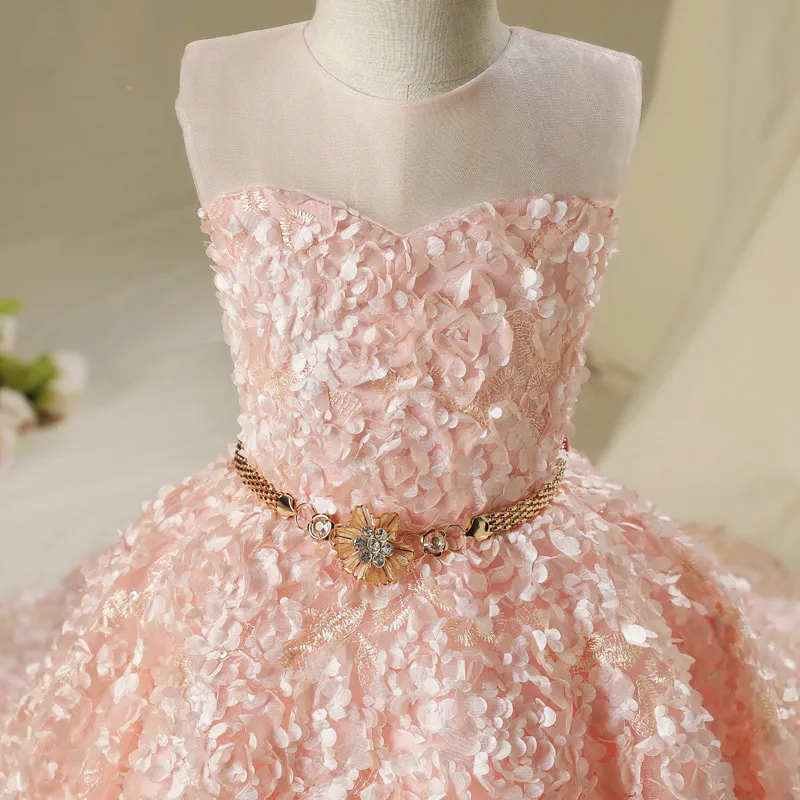 White 1st Communion Dresses, Sequin Rose Gold Baby... From Redwhitebliss,  $100.9 | DHgate.Com