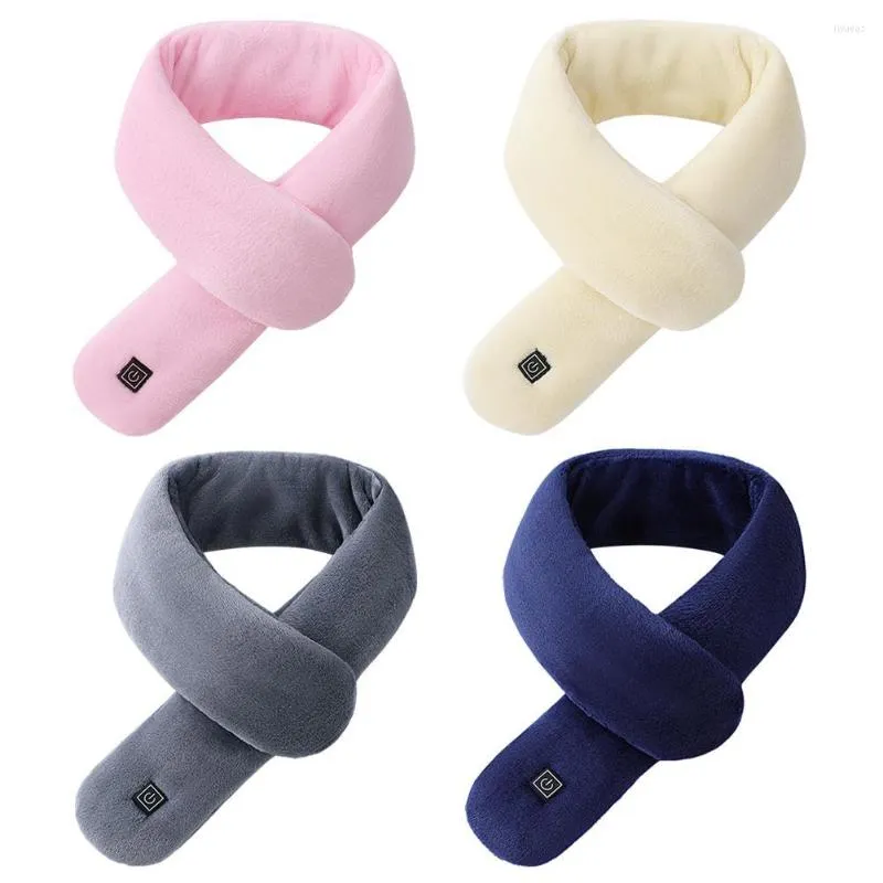 Bandanas Winter Electric Heated Scarf USB Charging Heat Control Neck Warmer For Cycling Camping Outdoor Warm Heating