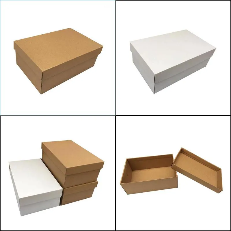 10pcs custom shoes cardboard packaging mailing moving shipping boxes corrugated paper box cartons box for shoes packaging1