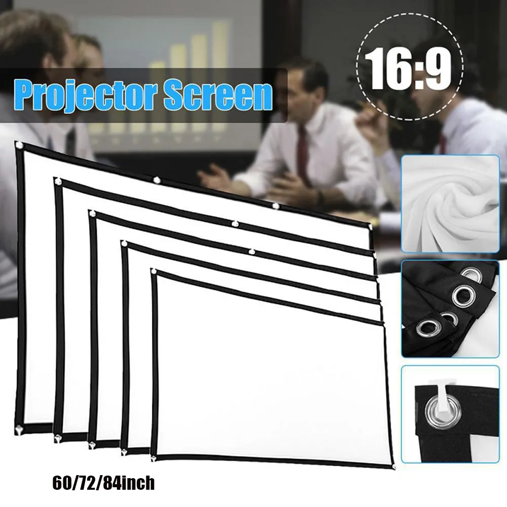 Портативный экранный проектор экраны видео проекция.