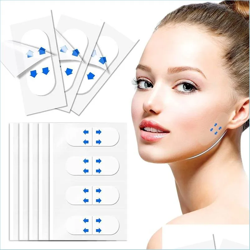 Other Body Sculpting Slimming Lifting Face Stickers Invisible Transparent Thin Facee Lift Tool Vshape Faces Skin Adhesive Tapes Dr Dhew0