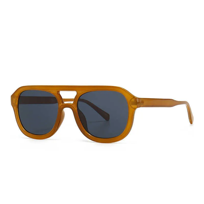 865111 nouvelles lunettes de soleil carrées modernes à dessus plat ins wind street lunettes de soleil link1