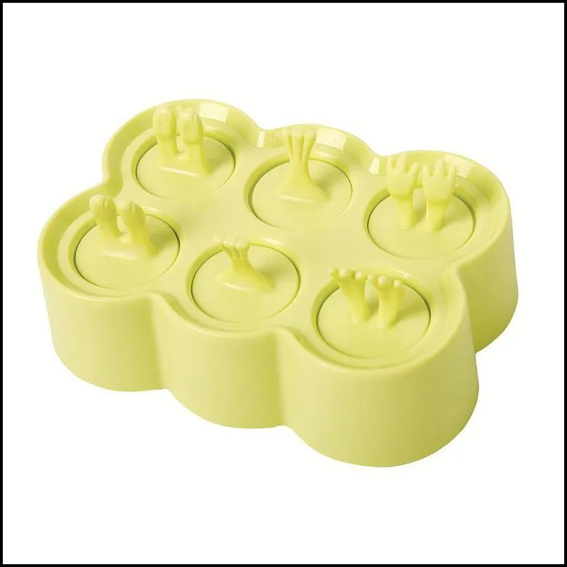 cream silicone molds popsicle molds with lid diy mold ice cube maker candy bar ice maker mould kitchen accessories 220610