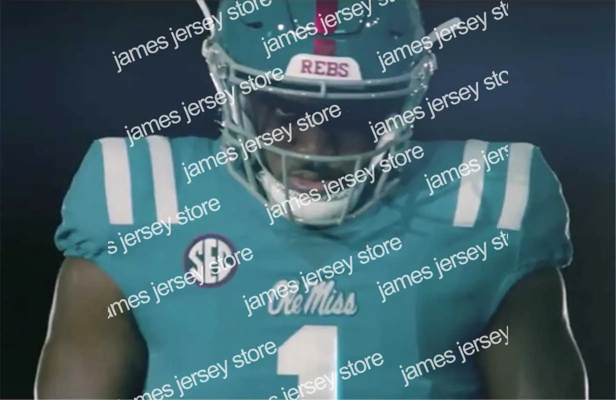 American College Football Wear 2020 Ole Miss New Powder Blue