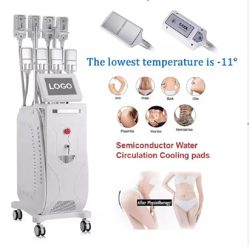 تقنية عالية من وسادات التخسيس Cryo لا يوجد فراغ cryolipolysis التردد الراديوي تجميد أطباق تبريد لوح التبريد معدات التجميل تقليل السيلوليت