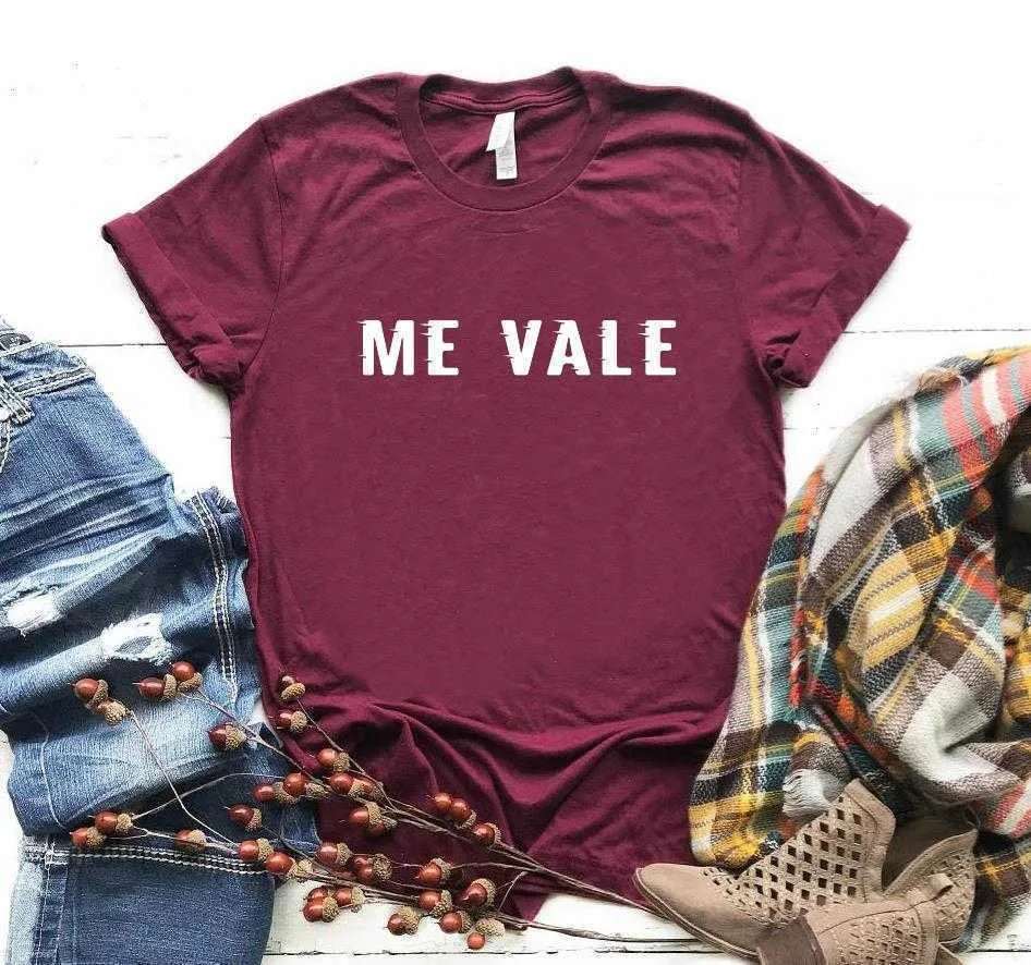 Me Vale Mexican Print Tops Women Casual Funny T Shirt For Lady Yong Girl Top Tee Drop