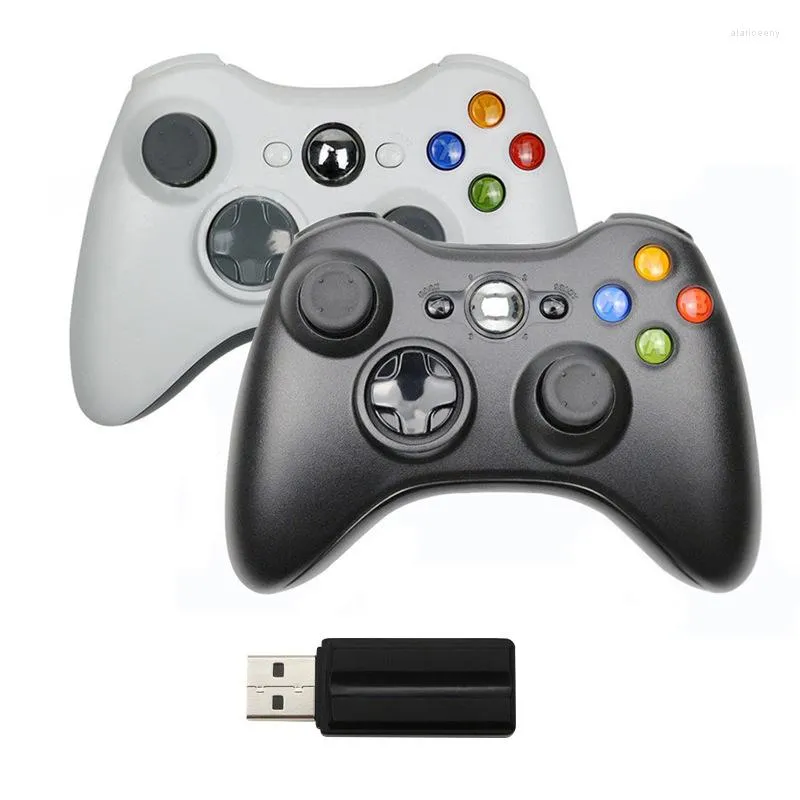 ゲームコントローラー2.4G Xbox360コンソールのワイヤレスコントローラージョイスティックPC Windows7 8 10 Joypadレシーバー