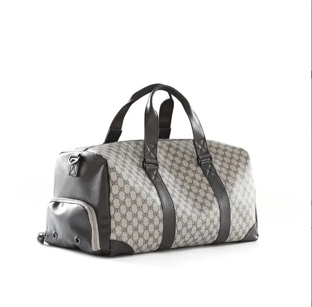 Leather Travel Bag with Zipper Closure and Large 20-35L Capacity from Dhgate Duffel Bags