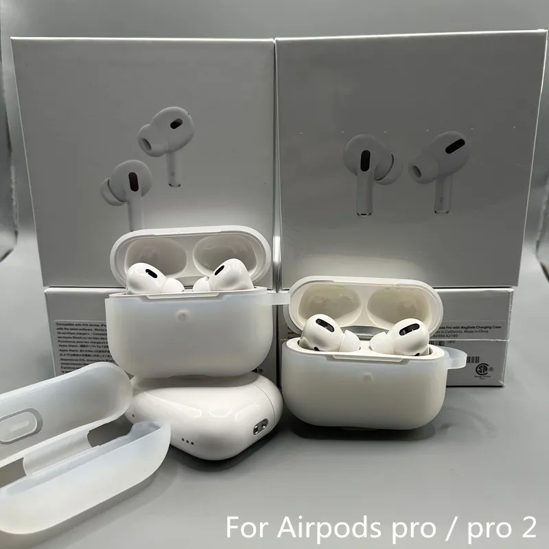 For Airpods 2 pro airpod 3 Headphone Accessories Solid Silicone Cute Protective Earphone Cover Apple Wireless Charging Box Shockproof Case