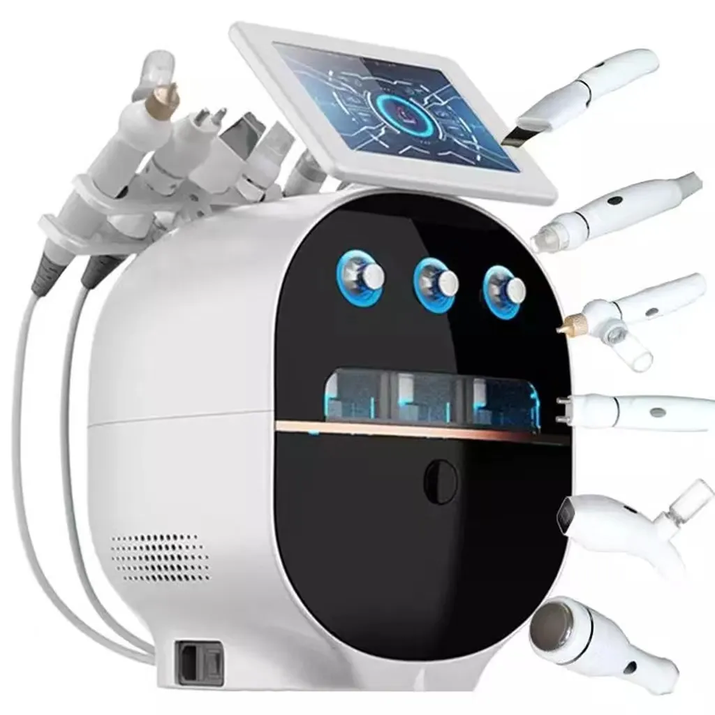 6 I 1 Syre Microdermabrasion Ultrasonic Skin Peeling Machine för estetisk maskin