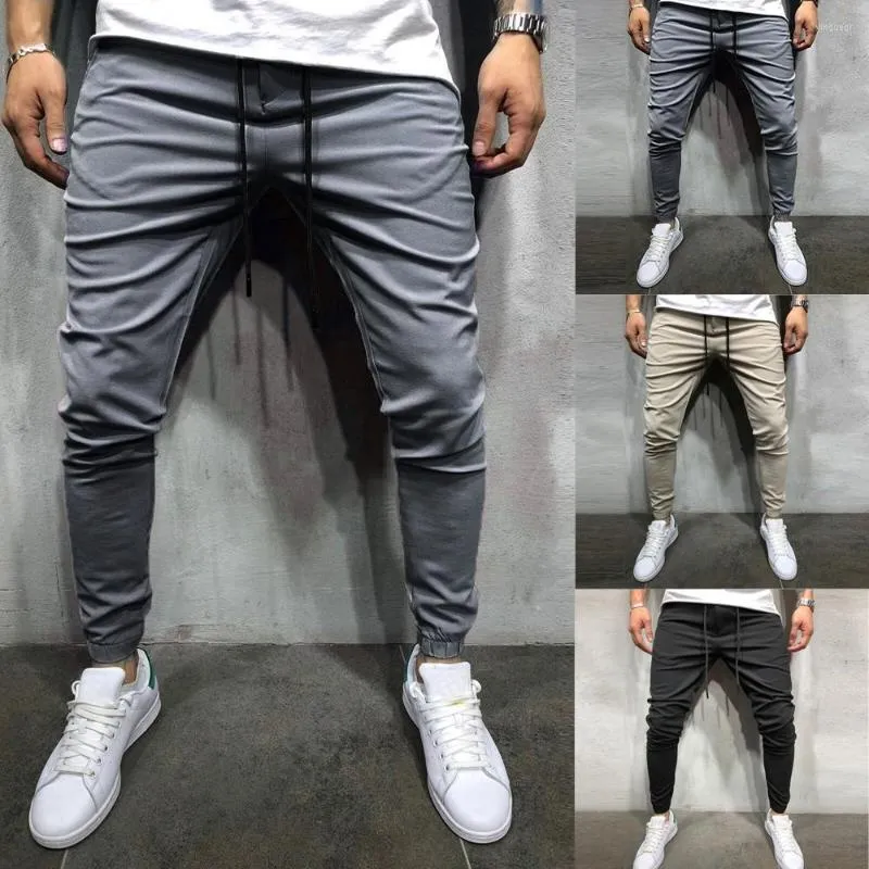 Men's Pants Men Casual Sportwear Baggy Jogger Ankle-Length Sweatpants Mens 44x30 Chinos