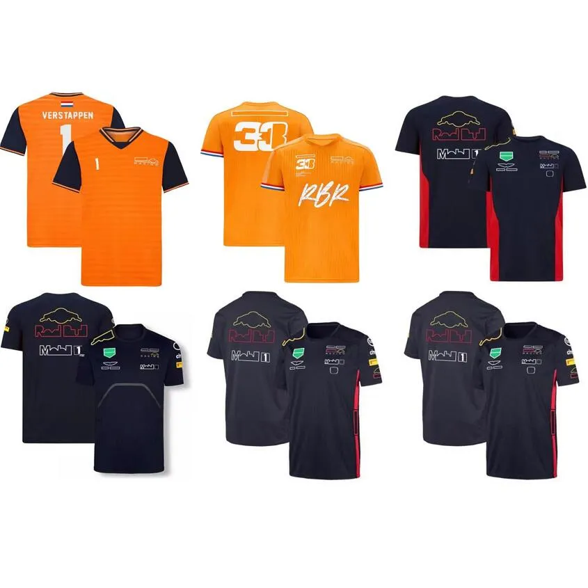 2022 New F1 Racing Tee Summer Team Summer Team Shoth -Chine