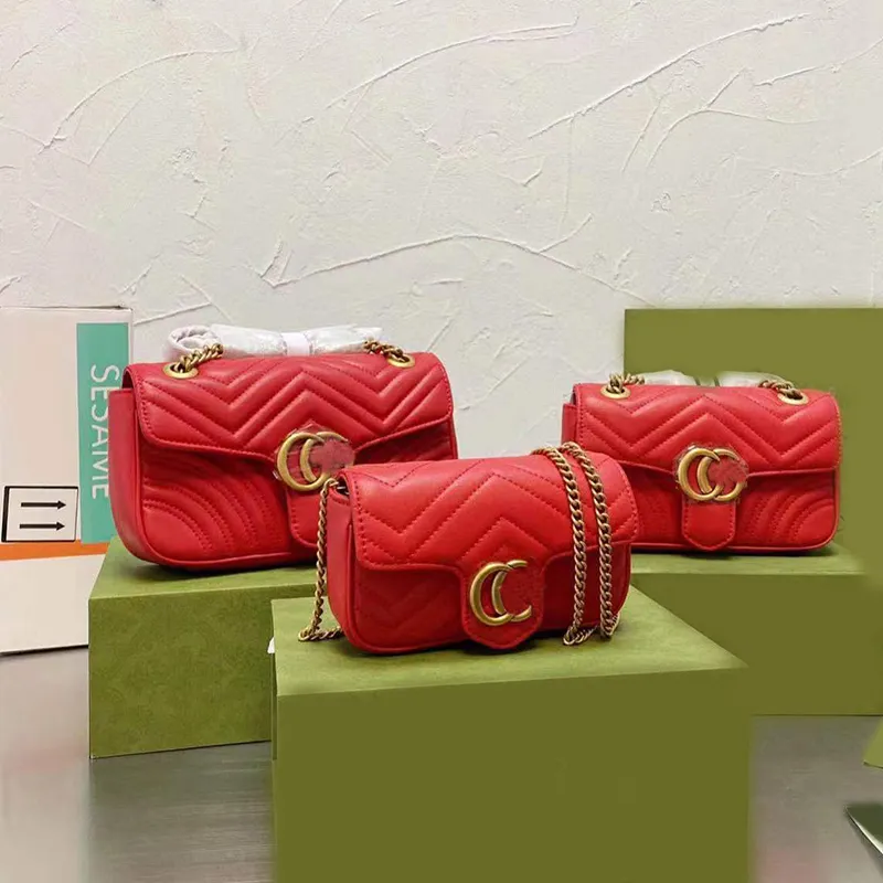 Red luxury handbag sale
