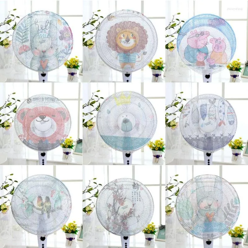 Chair Covers Electric Fans Round Dustproof Cover Prevent Fingers Safety Supply Household Dust Fan Protect