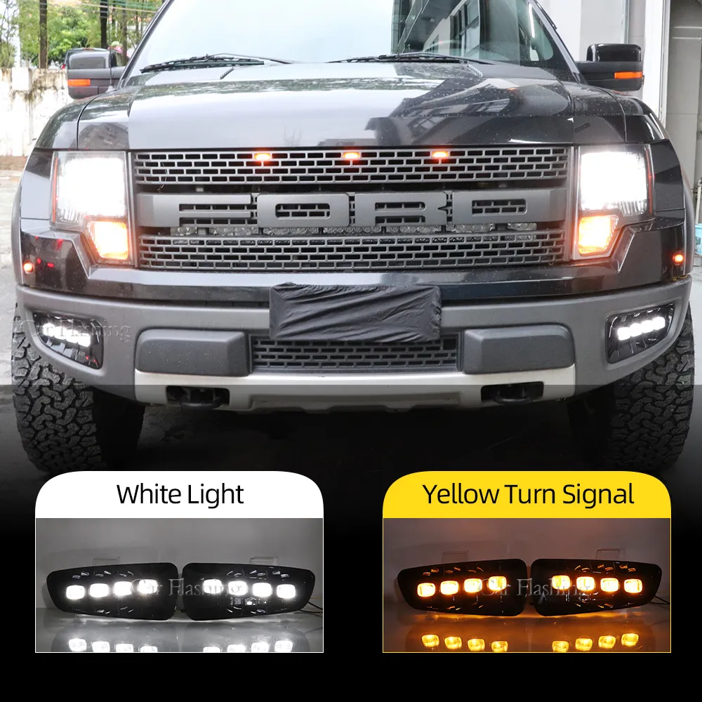 Aftermarket Daytime Running Lights Lights With Turn Signal For Ford