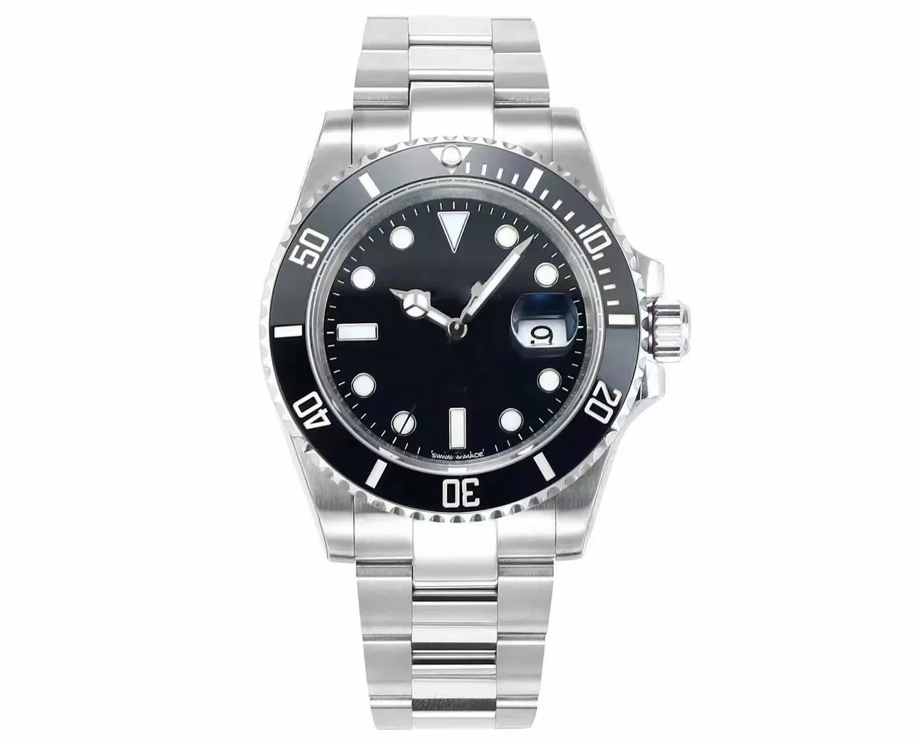 2022 Men s 41mm V12 Watch with 2836 3135 Automatic Movement 904L Stainless Steel Silver Strap Multi Color