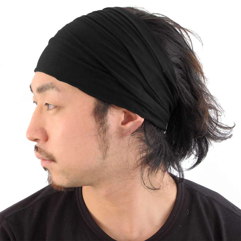 Yoga -haarbands breien hoofdband comfortabe Lichtget Japanse bandana -hoofdbanden voor mannen en dames sport haaraccessoires gumki do wlosow l221027