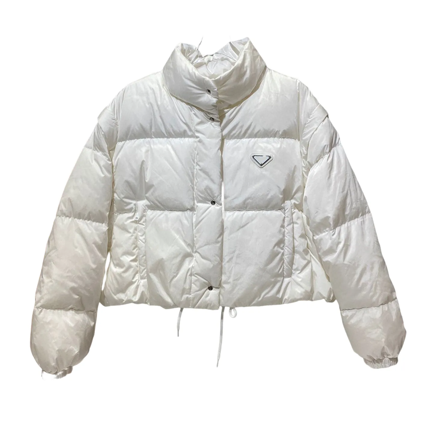 Kort kvinna ner jacka parkas bubbla jackor vinter puffer kappa desigtner kvinnor med hatt huva mode l￥ng￤rmad fickan blixtl￥s hoody vindbrytare utkl￤der 20SS