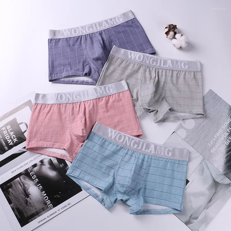 Underpants męskie bokserki bielizny letnie oddychający moda bawełniana duże krzoty pnie w połowie talii