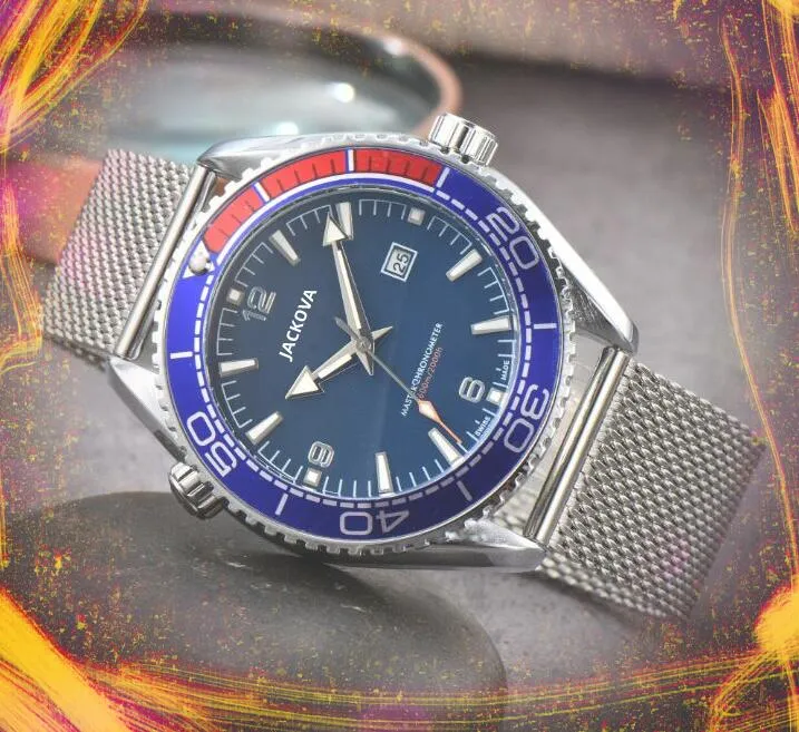 Simple Lumious Dial Quartz Mens Watches Stopwatch 43mm Classic Generous