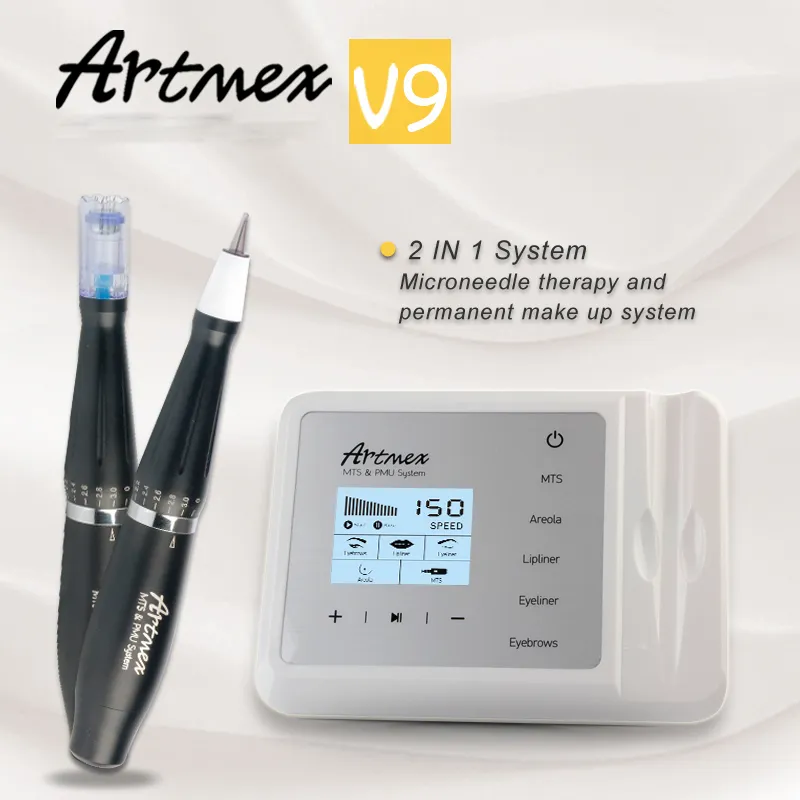 Artmex V9 Permanent Microblading Digital Permanent Makeup tattoo Machine micro blading pen Eyebrow Eyeliner Lips Artmex v9 permanent digital permanent makeup tattoo machine - Honkay permanent makeup machine kit,tattoo machine pen,permanent eyebrow makeup tattoo machine kit,eyebrow tattoo machine kit,permanent makeup machine