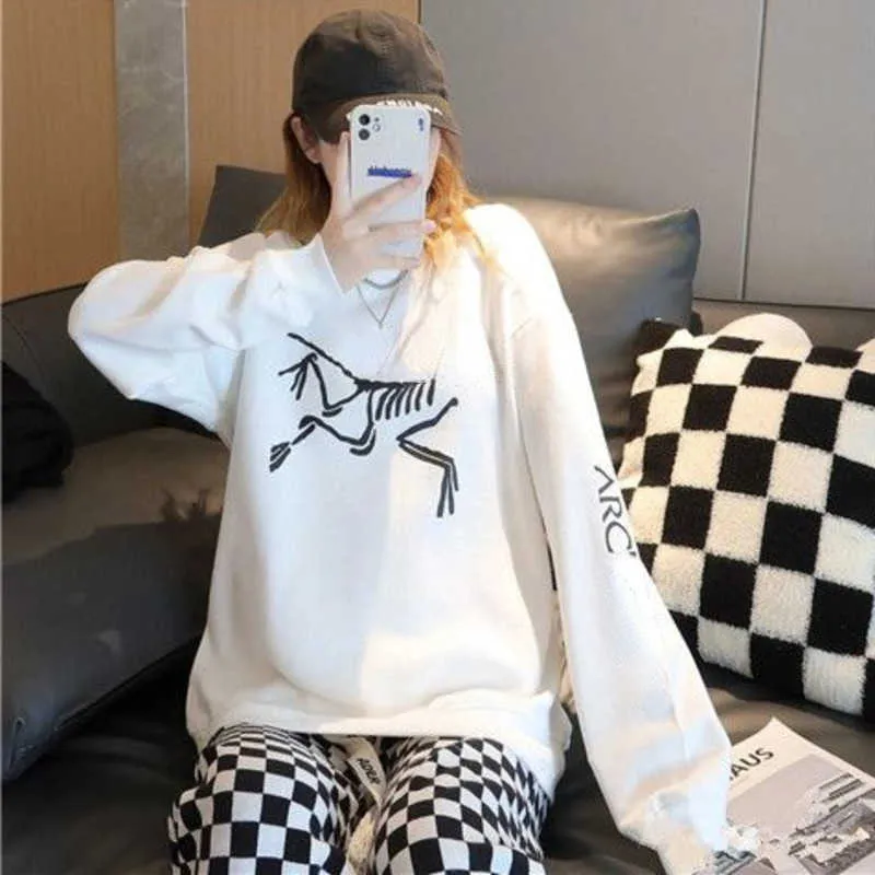 Arc SWEATER Designer Thirt Long Rleeve Autumn Winter Printing Letters Loose Pullover Hood Casual Fashion Top 99