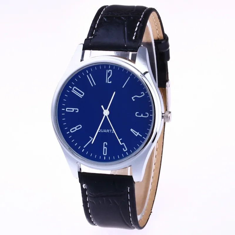 HBP Mens Business Leather Quartz kijkt naar nieuwe mannen kijken mode casual ultradunne horloges eenvoudig