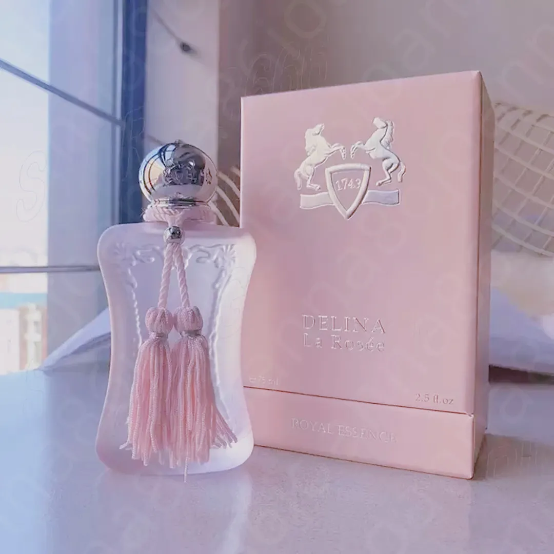 Mulher Perfumes Sexy Lady Fragrance Spray 75ml delina la Rosee Perfume Parfums encantadores de ess￪ncia real de ess￪ncia r￡pida
