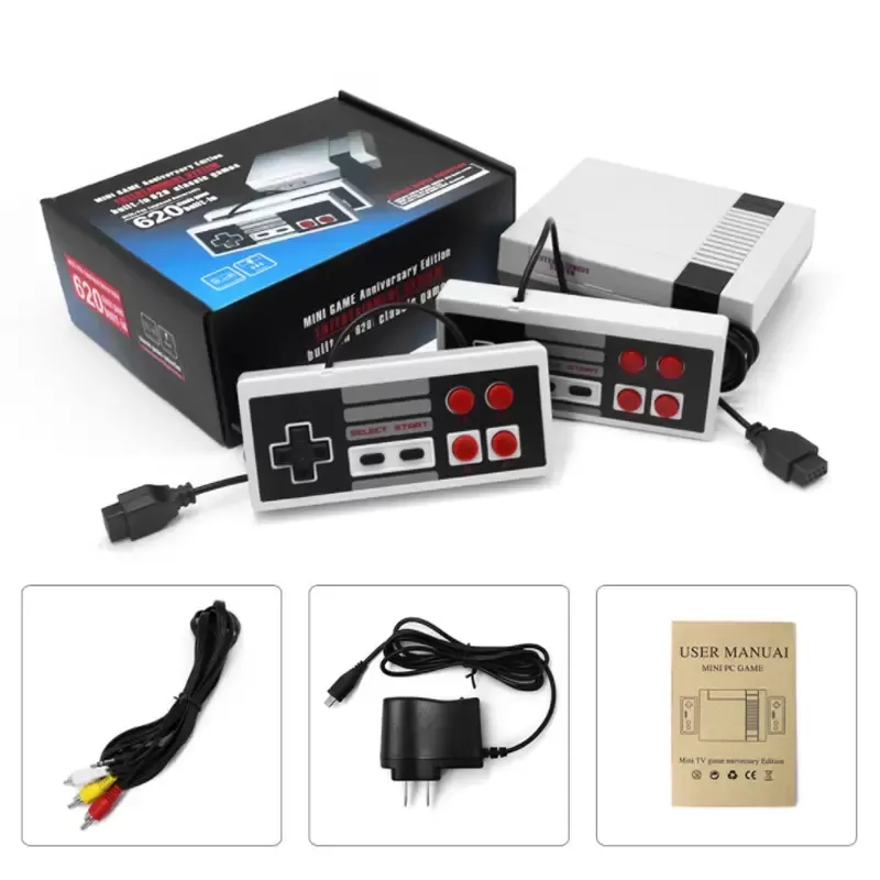 2024 Ship Ship Portable Game Players 620 Game Console Nostalgic Host Video Handheld لأجهزة ألعاب NES مع صناديق البيع بالتجزئة عن طريق البحر 25 يومًا