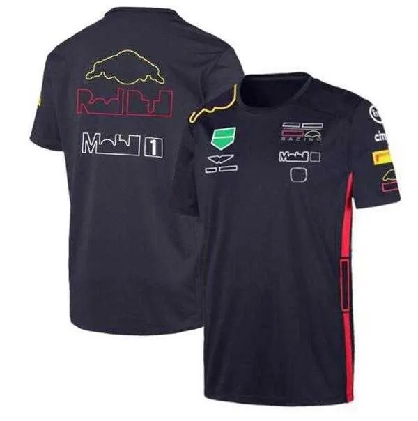 F1 Formula 1 racing polo suit summer short-sleeved T-shirt with the same custom