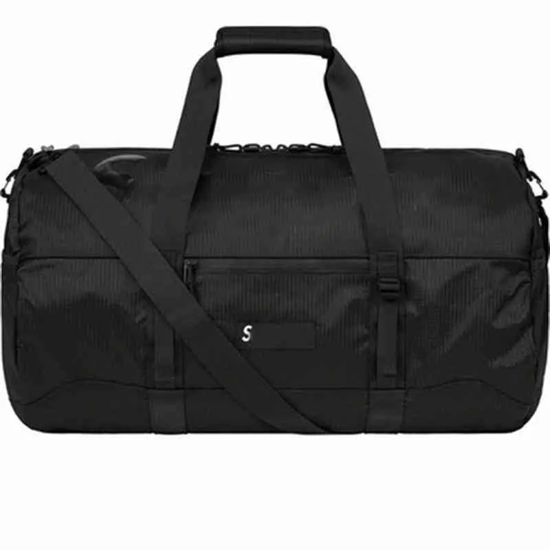 Satchel Luxury Portable Fitness Bag Stor kapacitet Bagage Leisure Ryggsäck Yoga Herrkvinnor Duffel Väskor Black 3-56cm