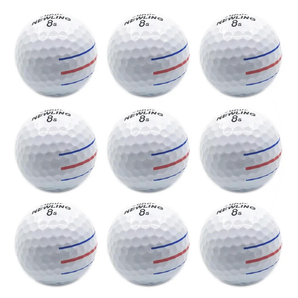 Professional Training Golf Balls Lines, Super Long Distance, Three PieceLayer Design For