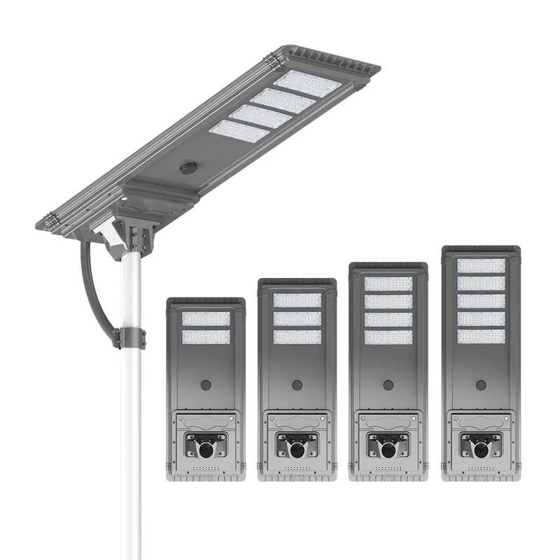 Le réverbère solaire efficace élevé extérieur intègrent la lumière menée par jardin 40w 50w 60w