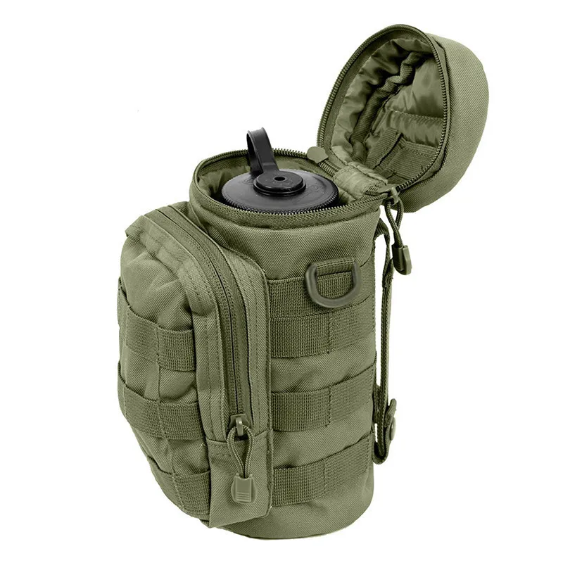 Hydration Gear Outdoor Sports Water Bottle Bag Camouflage Molle System Holder Military Hunting Tactical Kettle Pouch 221102