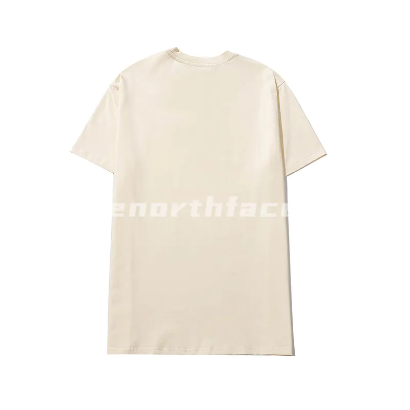 Marca de moda de lujo para hombre camiseta diseñador lindo patrón de niña estampado cuello redondo manga corta camiseta suelta casual top negro blanco Ap237m
