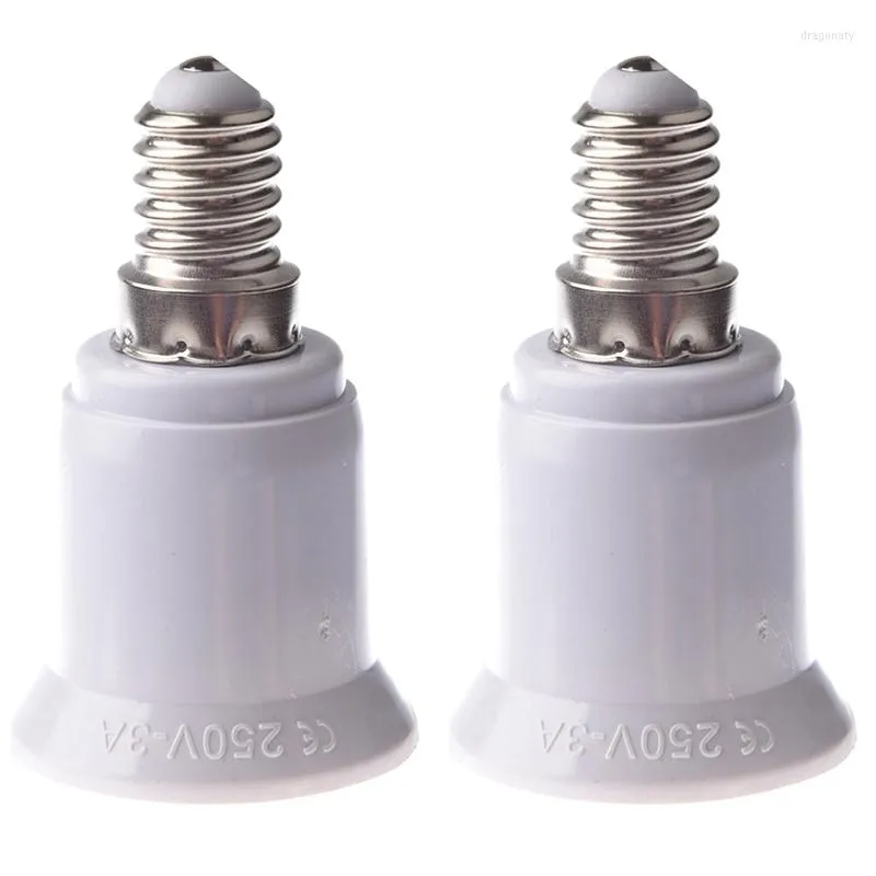 Uchwyty lampy 2X E14-E27 LED Light Light Śruba Przekrętnik adaptera gniazd