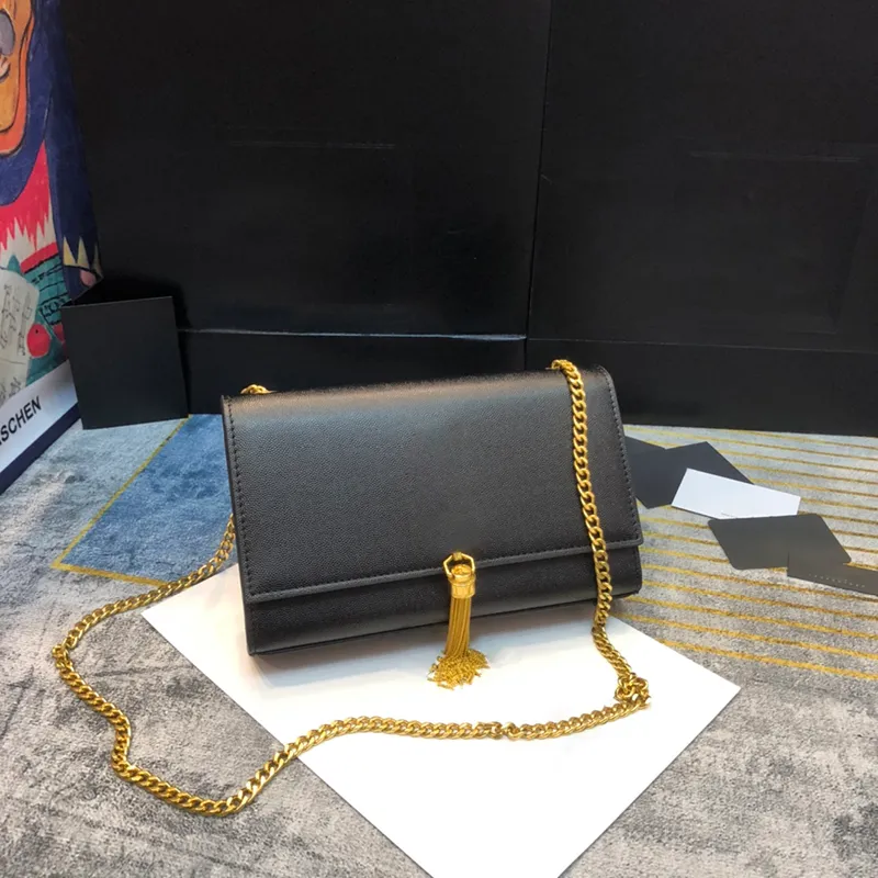 Kate Bag Designer Gold Chain Shoulder Bag With Tassel Crocodile Chain And Crossbody Strap For Women Luxury Black Handbag With Card Holder And Sling Option From Macrowoods 60.52 DHgate.Com