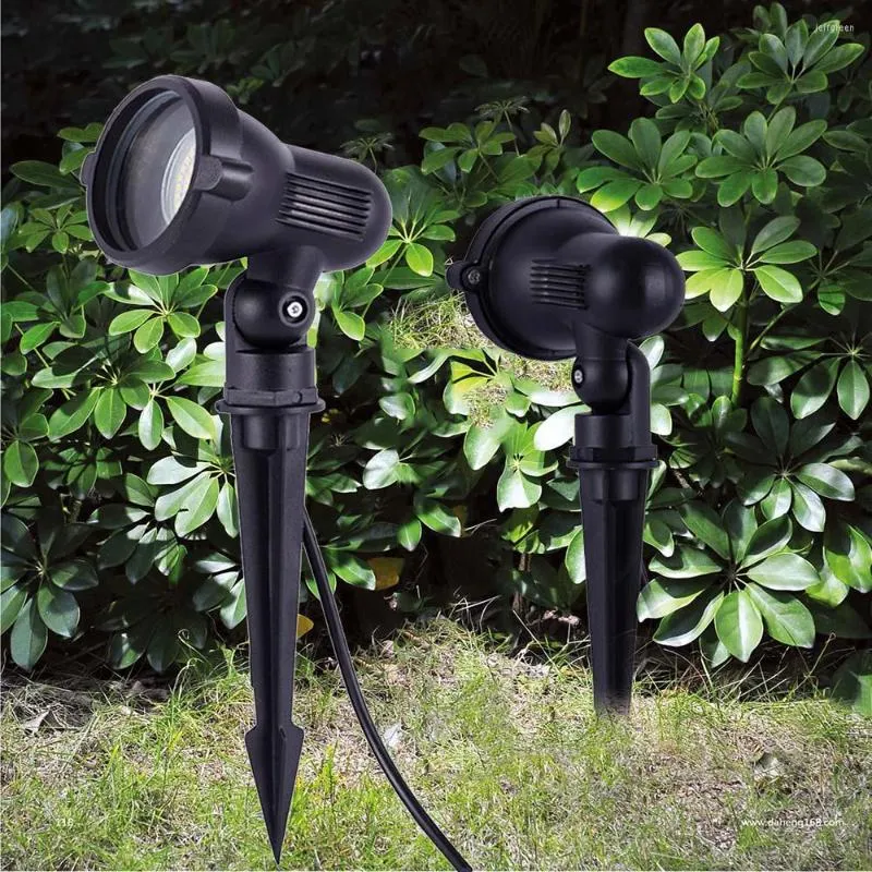 Outdoor LED Spike Light 5W 7W SMD Garden Lawn Lamp AC110V 220V Waterproof Spot Warm White