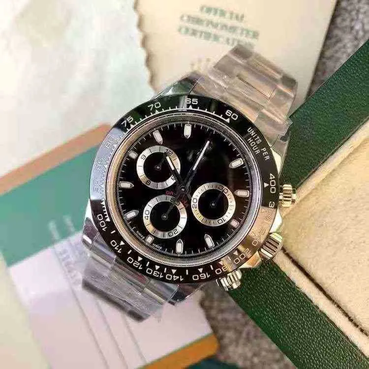 Un Original 1 A 1 Relojes Moda Para Hombre De Lujo Panda Anillo De ...
