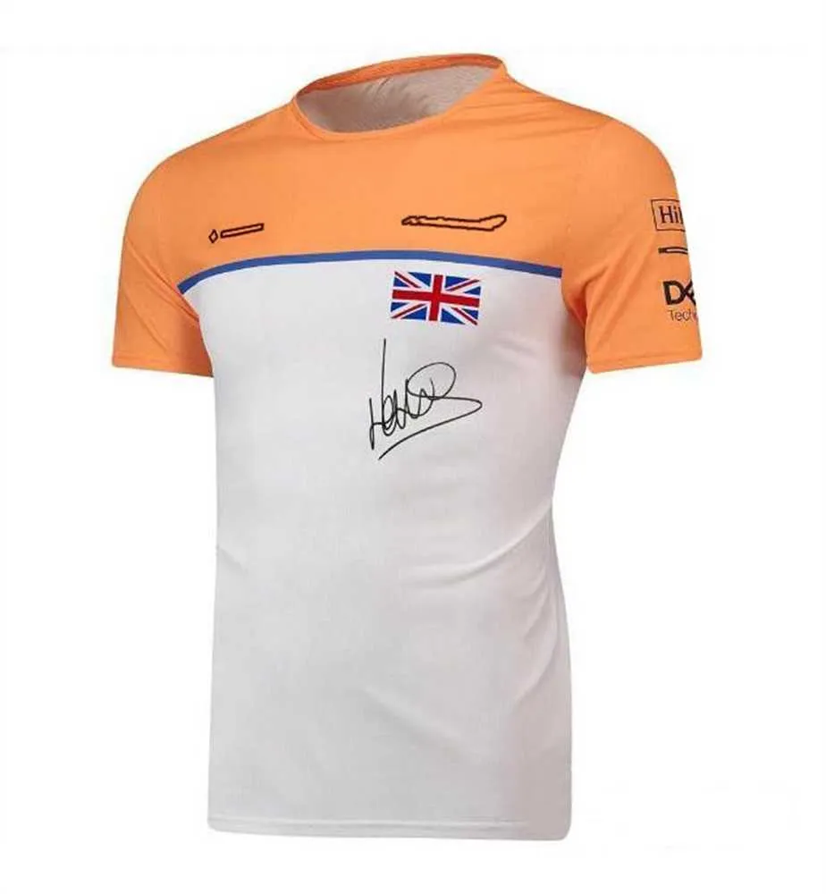 F1 T-Shirt 2021 Season Formula One Racing Suit رسمية قميص سيارة قصيرة القميص تخصيص نفس النمط