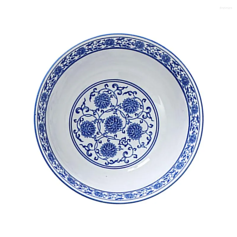 Miski miski ceramiczna sałatka z zupą ramen makaron makaron pho głębokie płatki japońska porcelanowa serwowanie mieszanki bluechinadinner talerze