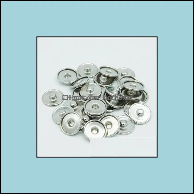 Spännen Krokar S Noosa Smycken Snap Button Base Min order 200st/lot 18Mm Ingefära Utbytbara Tillbehör Drop Delivery 2021 Clas Ots3V