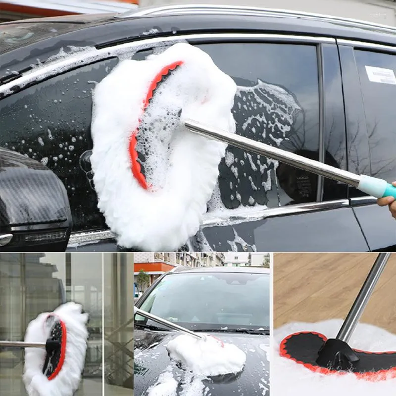 Car Sponge 1Pc Stainless Steel Washing Mop Super Absorbent Cleaning Brushes Window Wash Tool Dust Wax Soft