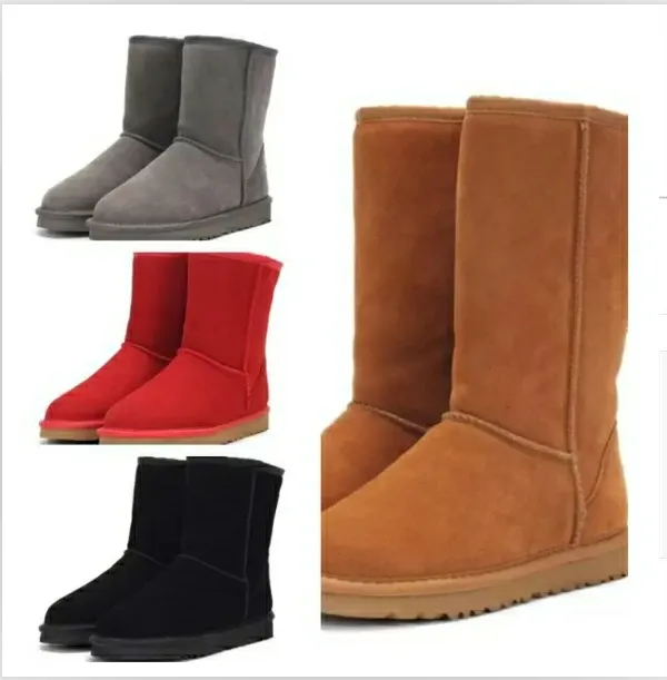 Venta caliente Aus Classic Botas de nieve para mujer Botas altas clásicas para mujer Botas para mujer Botas de invierno para nieve TAMAÑO DE EE. UU. 4 --- 12