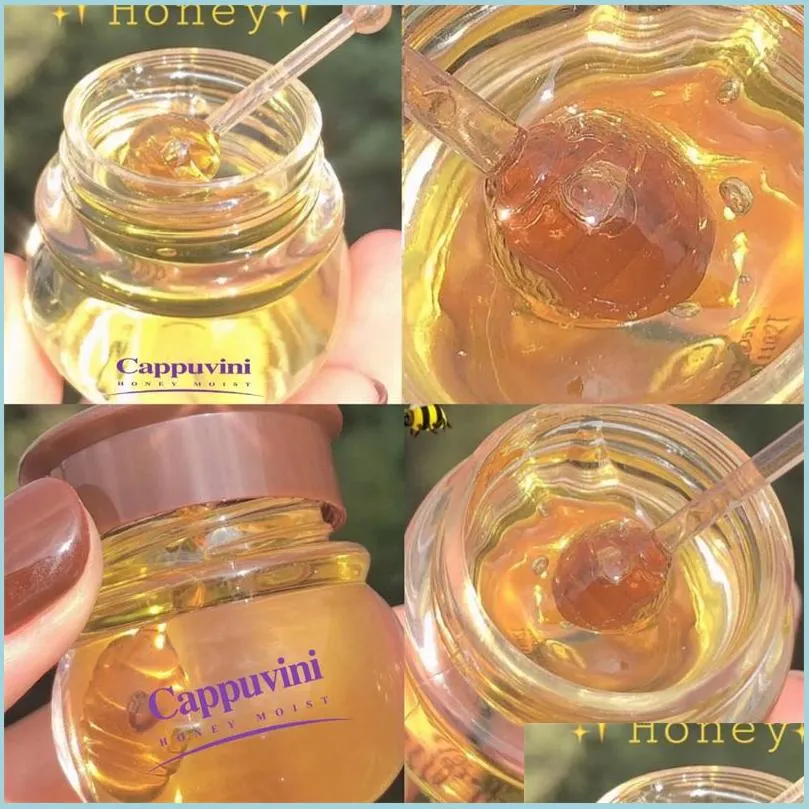 Andra hudv￥rdsverktyg 10 ml unisex honung fuktgivande n￤rande l￤ppv￥rdsmask antikracking sl￤ta l￤ppar sover fin linjer balsam dropp de dhl58